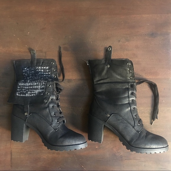 Black Heeled Boots - Picture 3 of 12